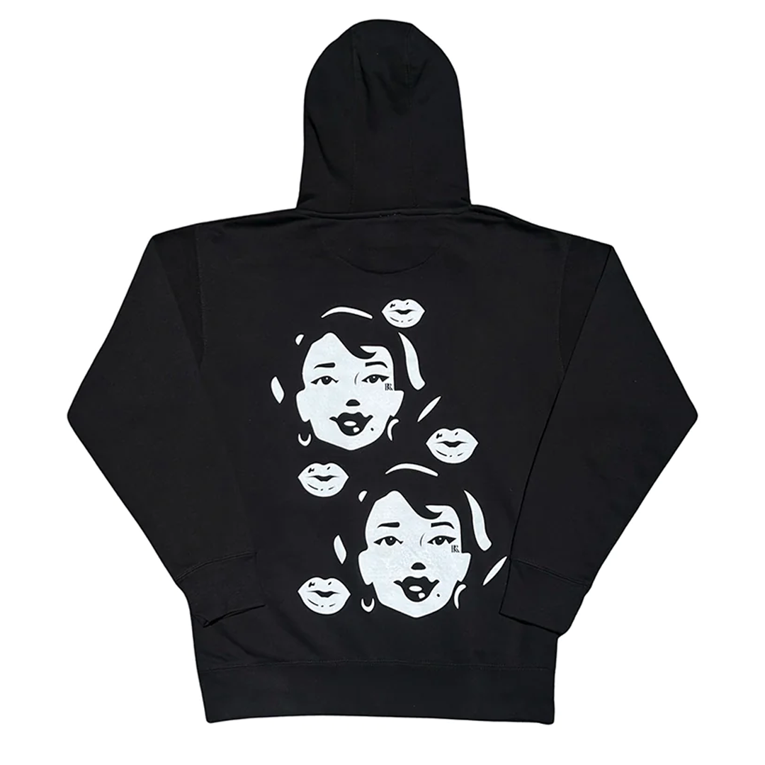 Lady Double R Black Hoodie