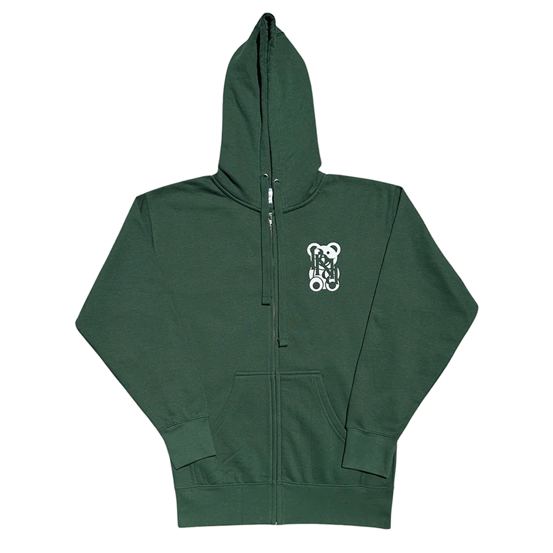 Couldn't Bear Losing You Forest Green Zip Up